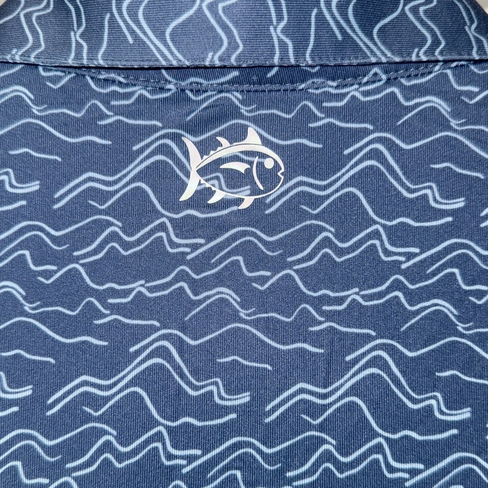 Southern Tide Driver Change Your Altitude Polo  Blue Haze XL Performance Golf